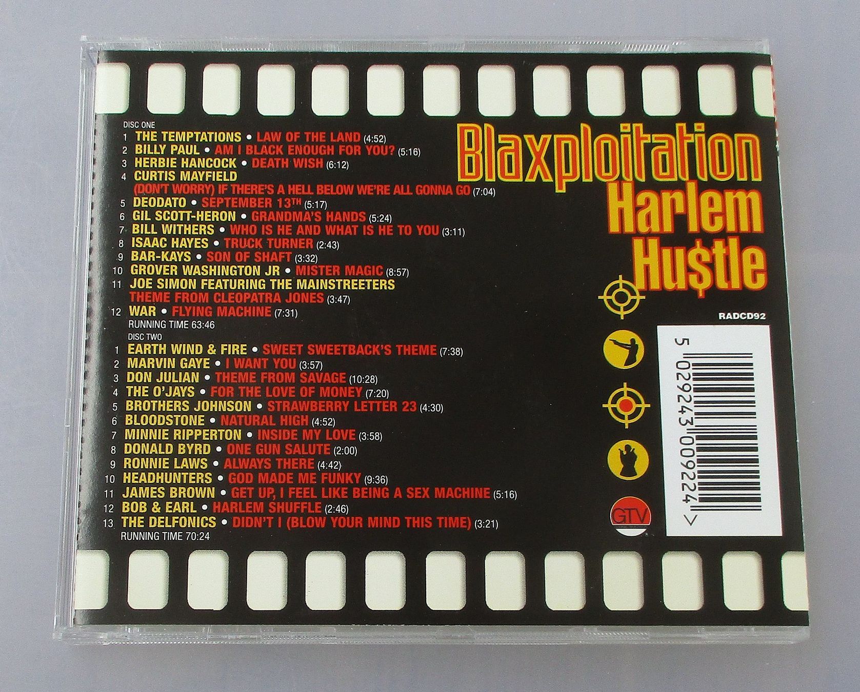 CD: BLAXPLOITATION 4 (HARLEM HUSTLE) - 2-CD – Usato da Wattwil venduto da Muriel11 1