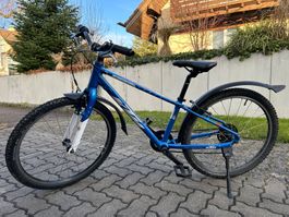 Kinderfahrrad, blau, 24 Zoll