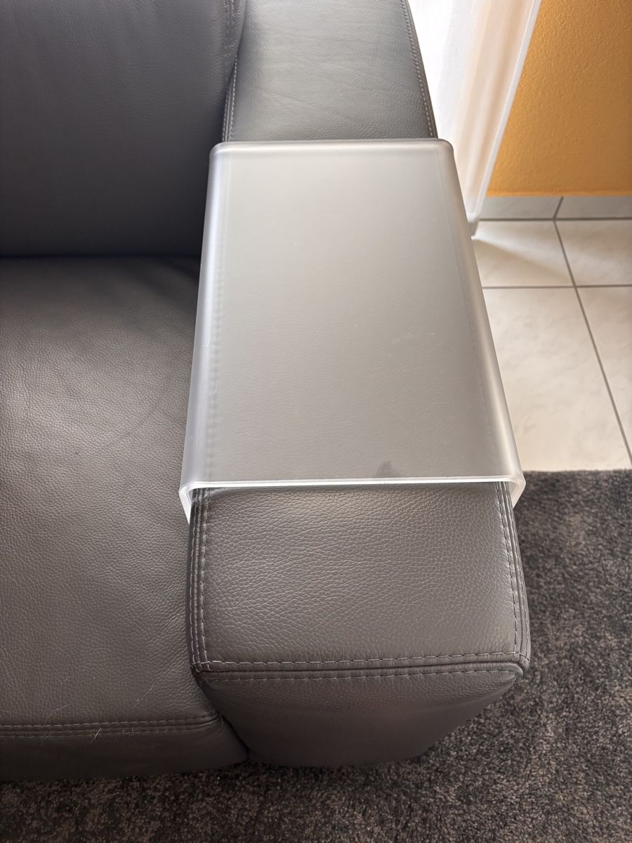 Sofas: Dunkelgraues Ecksofa Echtleder – D'occasion à Russikon par Veyre73 2