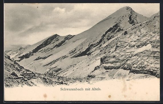 Ansichtskarten: AK Kandersteg, Schwarenbach mit Altels – Gebraucht aus Berlin von bartko-reher