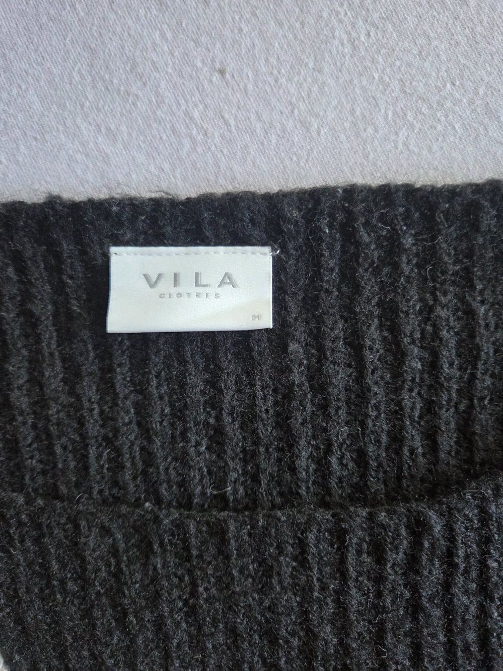 Vila Maglioni & Felpe: Vila Pullover zweifarbig schwarz beige – Usato da Zürich venduto da Stephs13 3