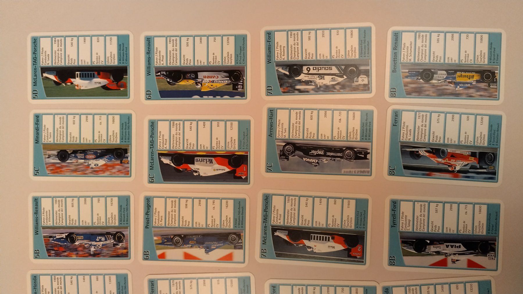 Spiele: Auto Quartett -  Formel 1 / 2 Deckkarten + 32 Karten – Gebraucht aus Bellach von JingleJerry 5