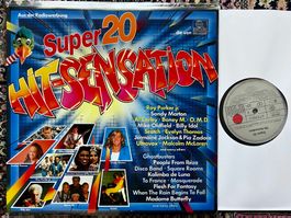 Super 20 Hit-Sensation Billy Idol Boney M. LP GEWASCHEN TOP