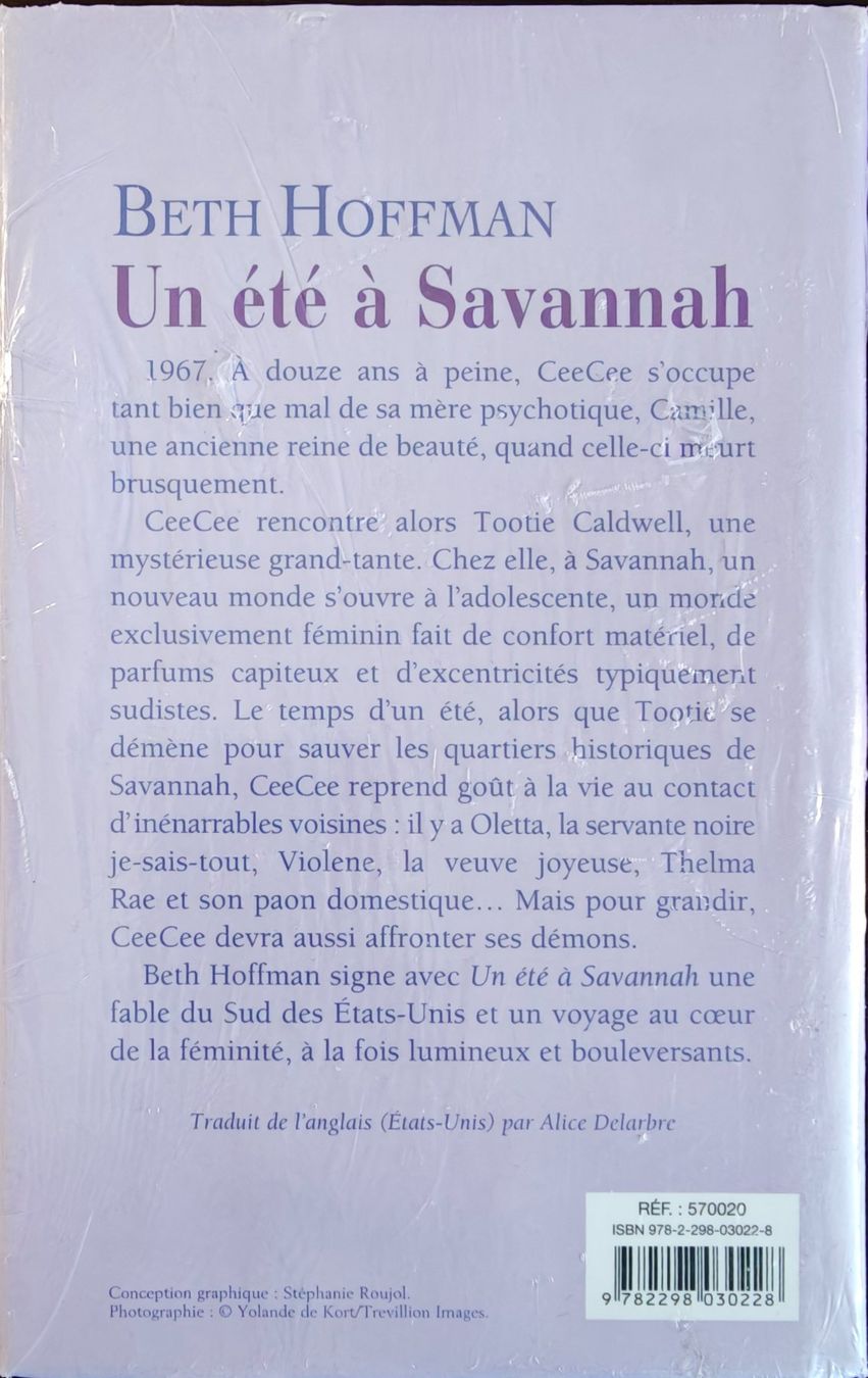 Libri: Beth Hoffman - Un été à Savannah – Nuovo e nell'imballaggio originale da Sierre venduto da michelr4040 1
