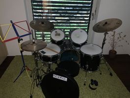GMS Schlagzeug 5-teilig – Istanbul Agop Becken – Komplettset