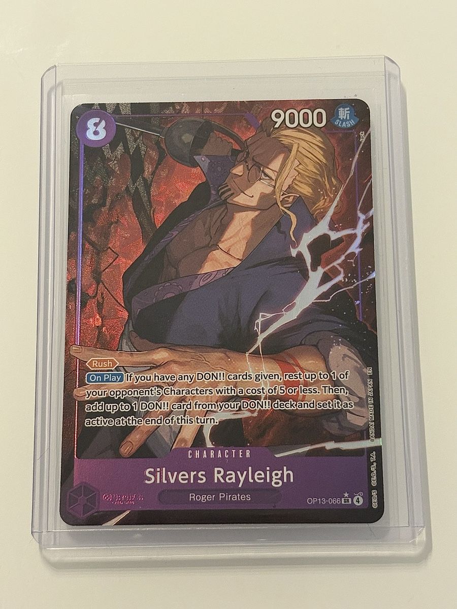 Bandai Sammelbilder & Trading cards: One Piece TCG - Silvers Rayleigh OP13-066 – Neu (gemäss Beschreibung) aus Pieterlen von Mira_o7