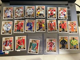 19 verschiedene bronze Extra Sticker