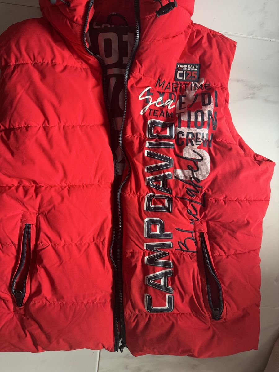 Camp David Gilets & Westen: Camp David Weste rot Grösse XXL  – Gebraucht aus Arch von Aga84 1