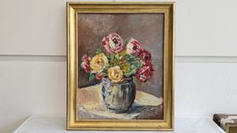 Max Robert THEYNET (1875-1949) Magnifique peinture à l'huile