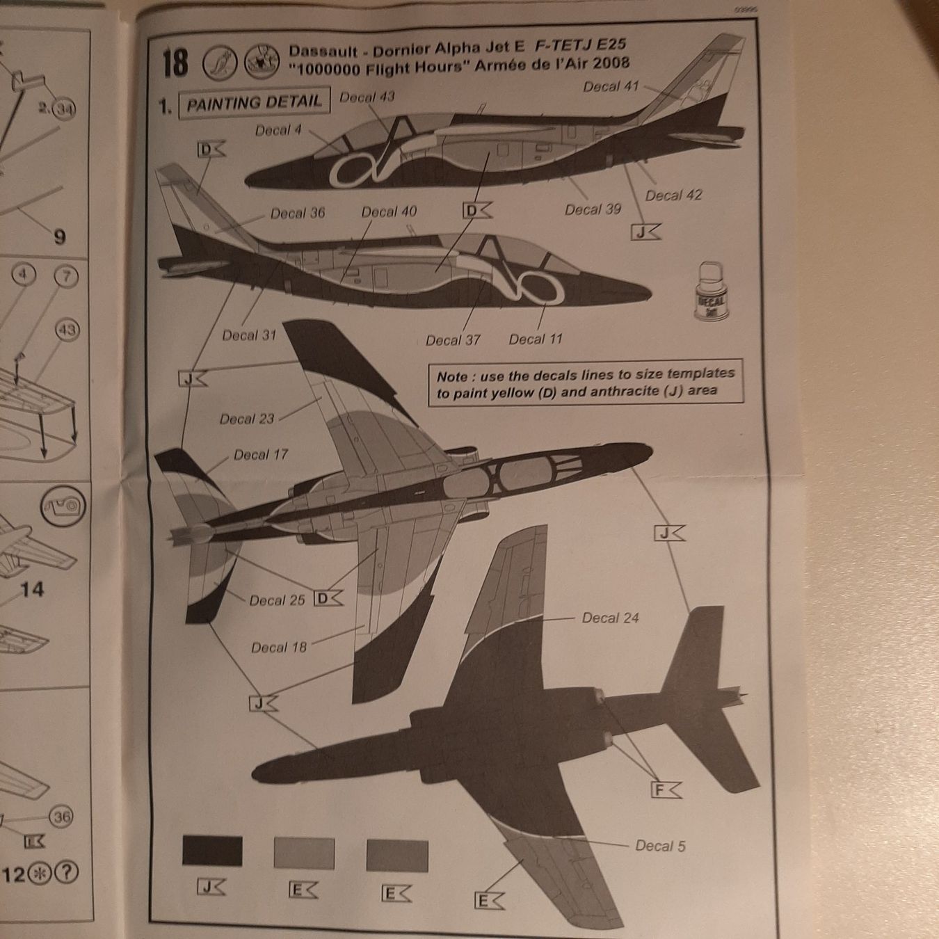 Revell Kit di modellismo & Modellini statici: 2236 .. Dassault-Dornier Alpha Jet E .. Revell 03995 + 2 Set – Usato da Bonstetten venduto da Benibanny59 1