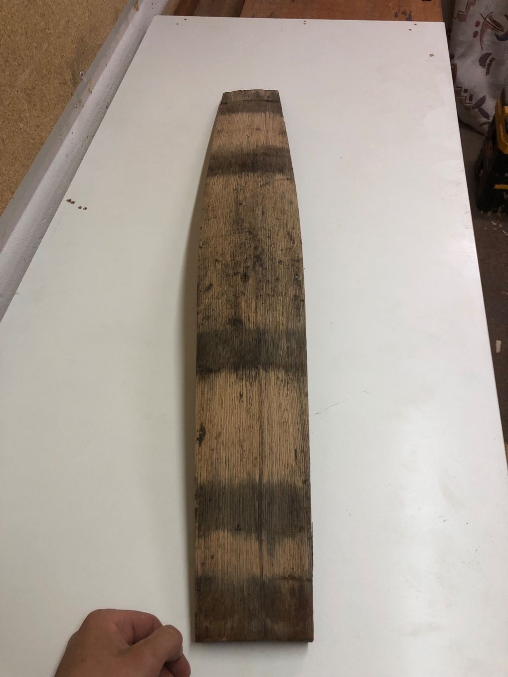 Articoli in legno: Eiche (Fassholz einseitig geschliffen) – Usato da Meggen venduto da Summ1912 3