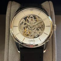 Oris Artelier Skeleton Automatic Silver Dial Full Set