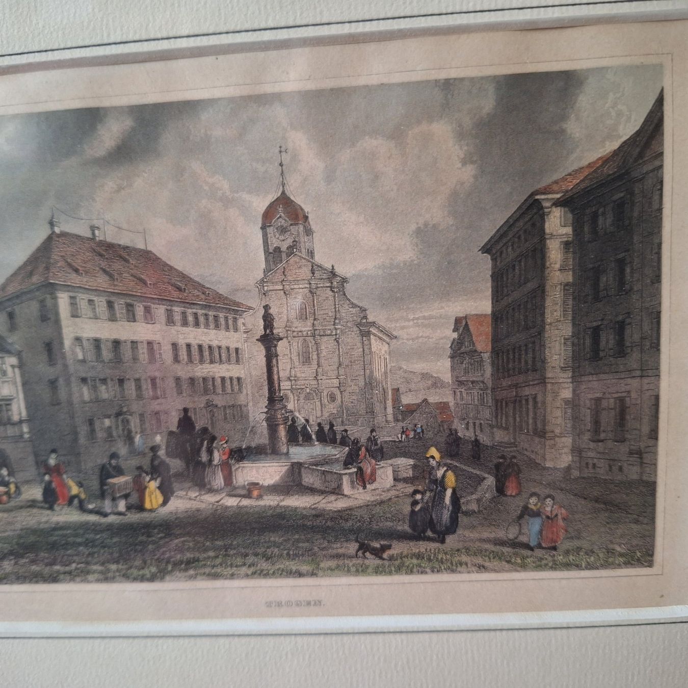 Foto & Immagini: Bild Trogen, in schönem Goldrahmen – Usato da Winterthur venduto da Goldpipau 3