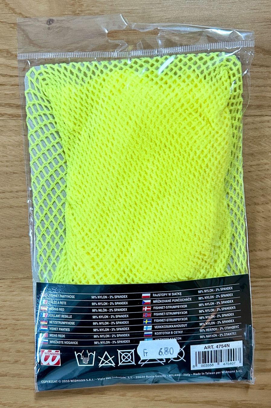 Calze & Collant: Neongelbe Netzstrumpfhose, 90er Party – Nuovo e nell'imballaggio originale da Ostermundigen venduto da Chuerbis 1