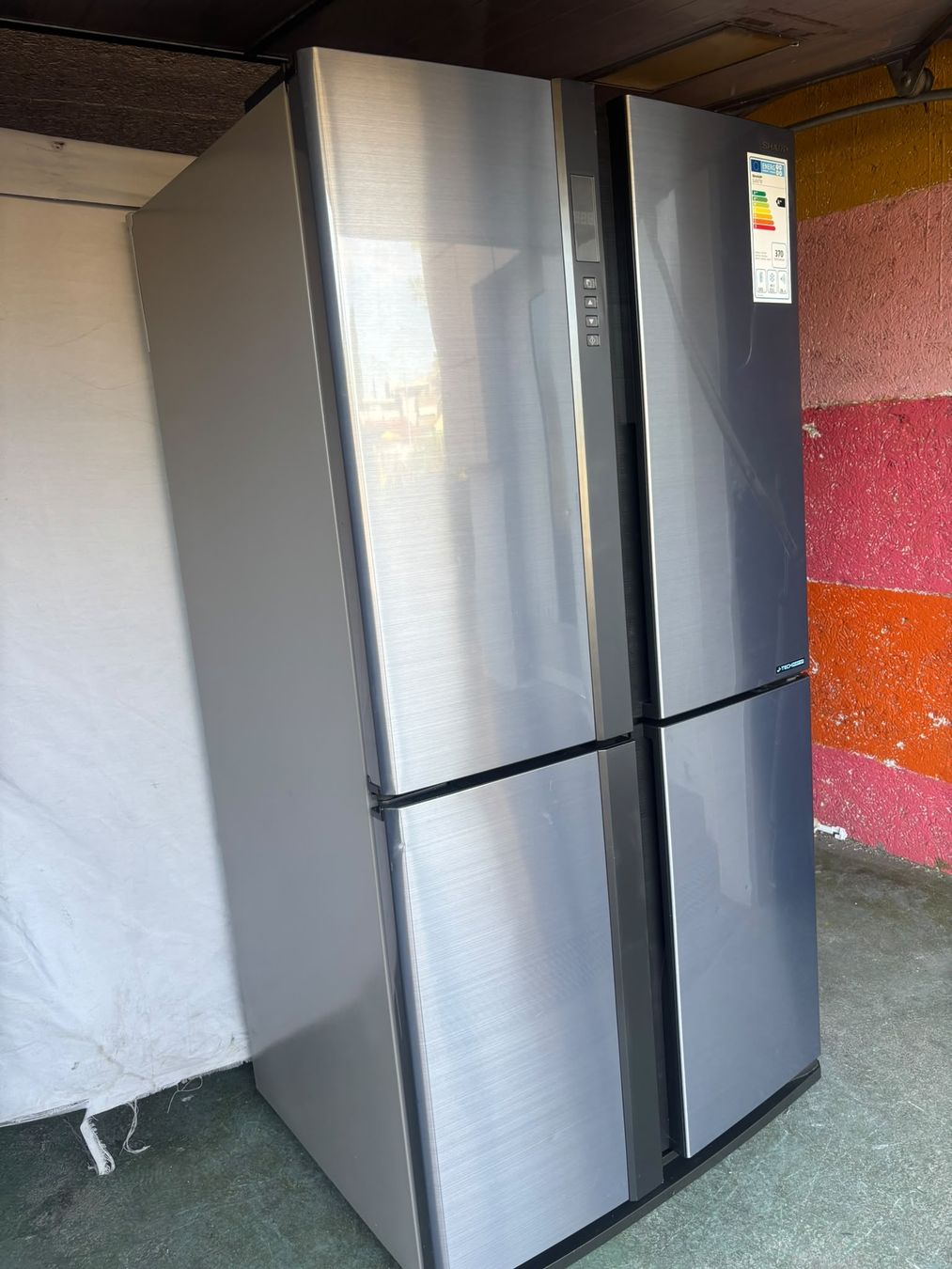 Frigoriferi: Sharp  Side by Side Edelstahl Kühlschrank mit Gefrierschrank – Usato da Suhr venduto da Mara-84 5