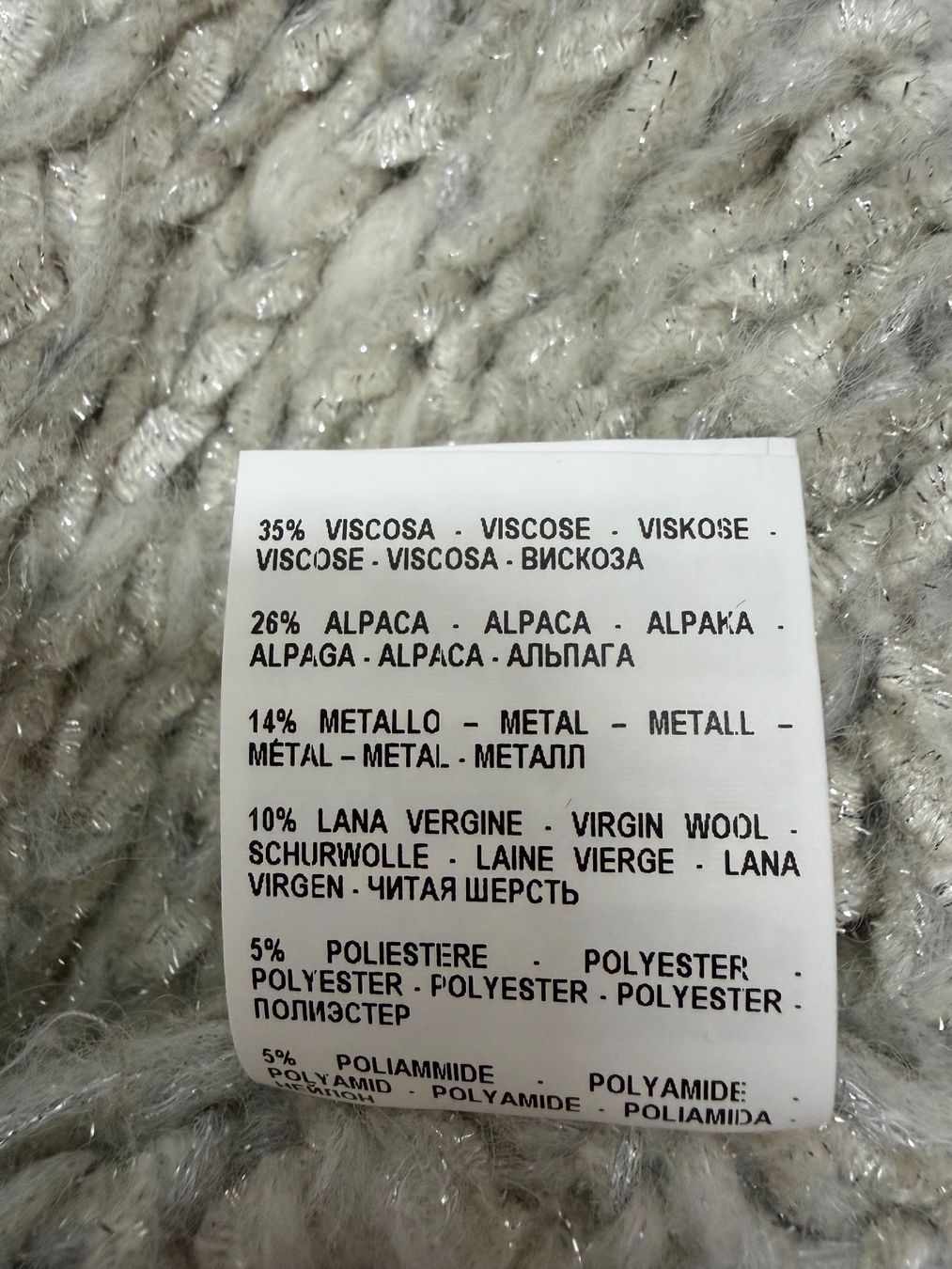 Maglioni & Felpe: Gran Sasso Damen-Pullover,  grob gestrickt mit Glitzergarn – Usato da Uitikon Waldegg venduto da SanjaR 4