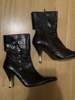 Vintage Lederstiefeletten, Gr. 36