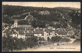 St. Ursanne /Jura Bernois, Teilansicht m