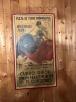 Original Corrida poster from 1964 Barcelona