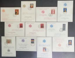 LIECHTENSTEIN: Neujahrsgrüsse der Post ab 1973, 2 Fotos