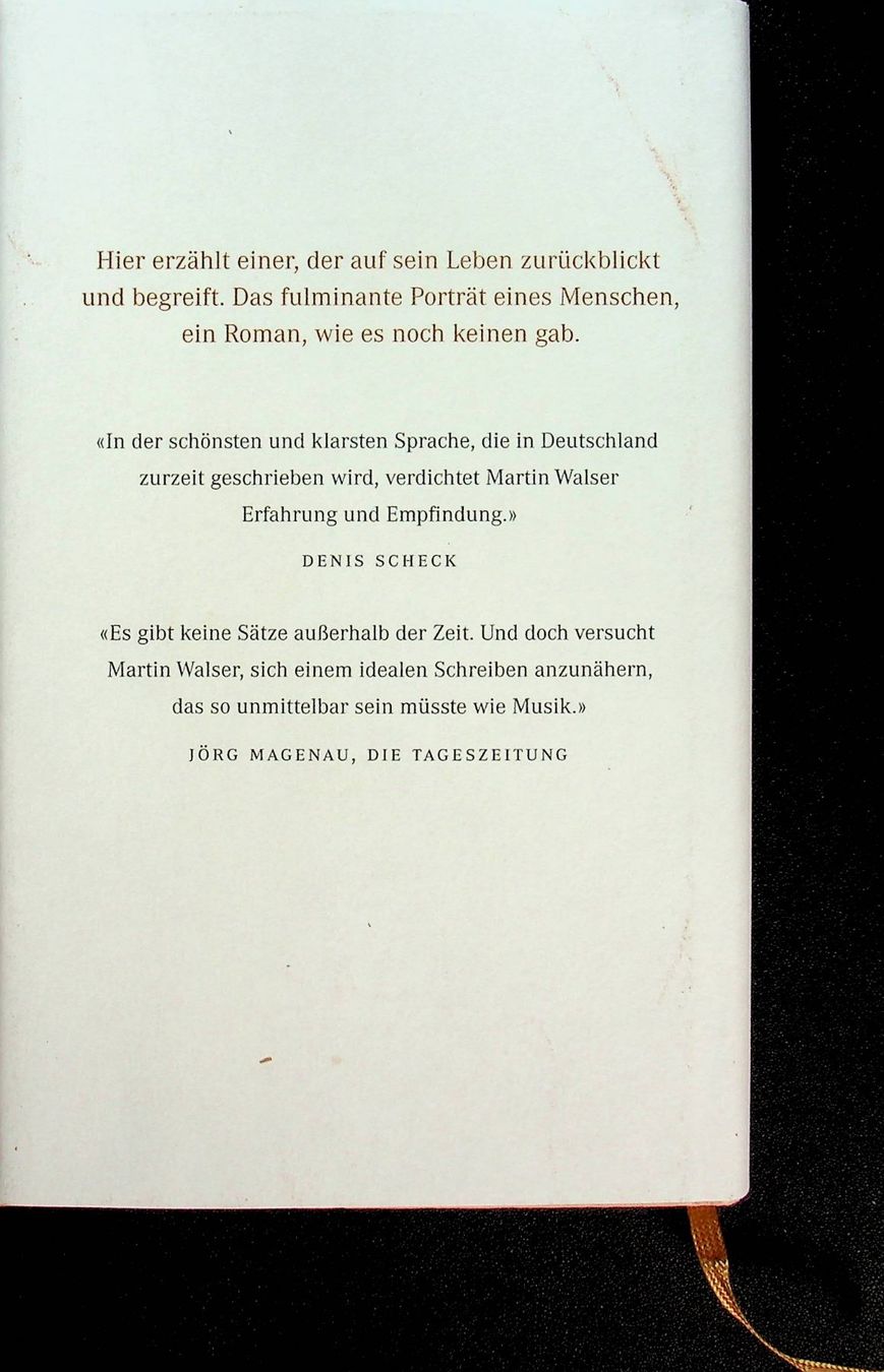 Libri: Martin Walser Statt etwas oder der letzte Rank – Usato da Reitnau venduto da Zaomir 1