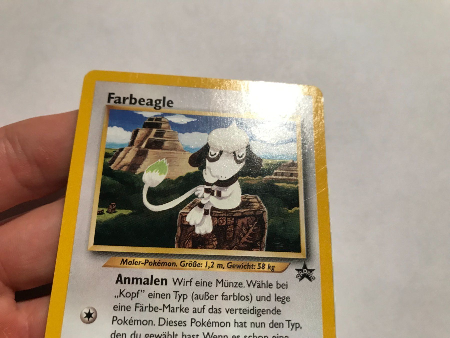 Pokémon Carte collezionabili: Farbeagle Blackstar Promo DE – Usato da Hagendorn venduto da Pokecollectorch 1