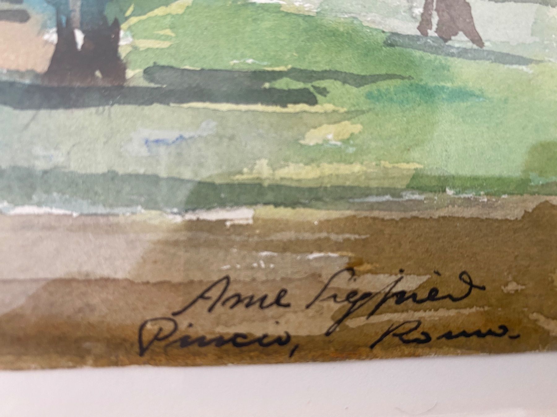 Dipinti: Arne Siegfried, Aquarell – Usato da Schaffhausen venduto da Theosike 1