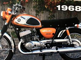 Suzuki T500 Cobra 1969 Benzin Tank Originalteil