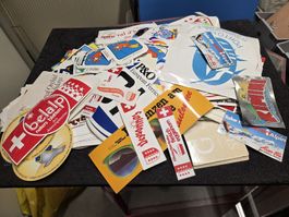 Diverese Aufkleber  aus einer rissen Sammlung 