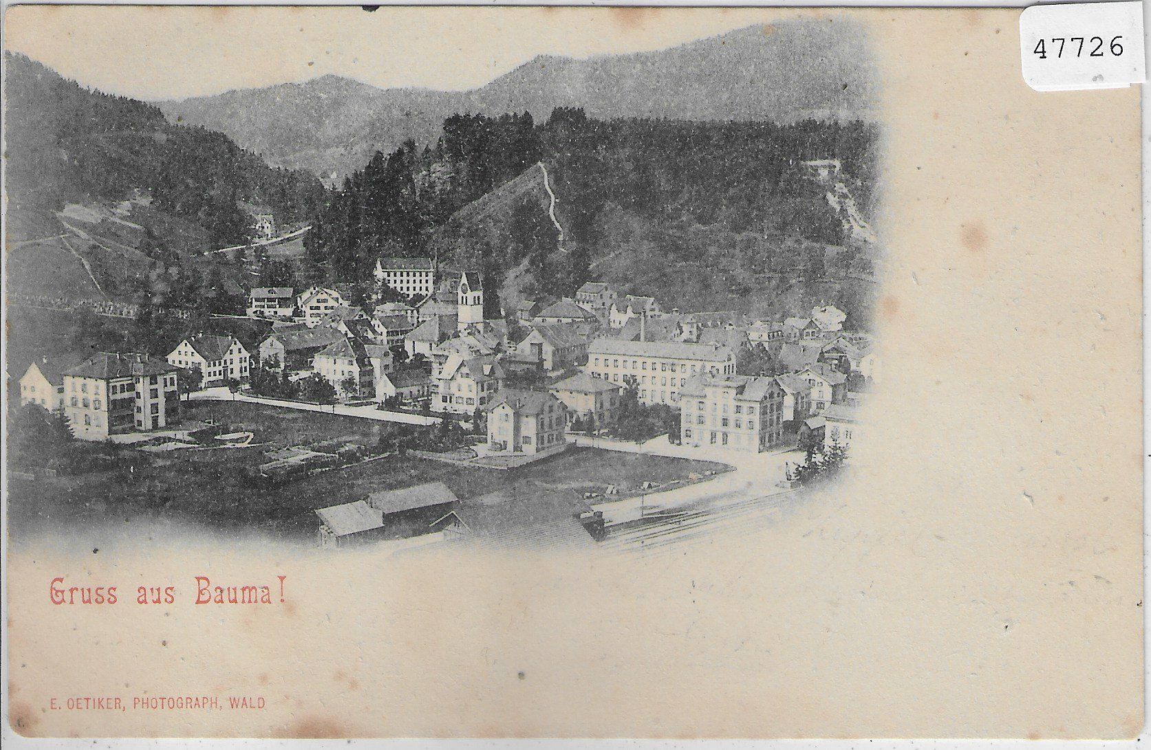 Cartoline postali: Gruss aus Bauma! – Usato da Ettingen venduto da Kartenplanet