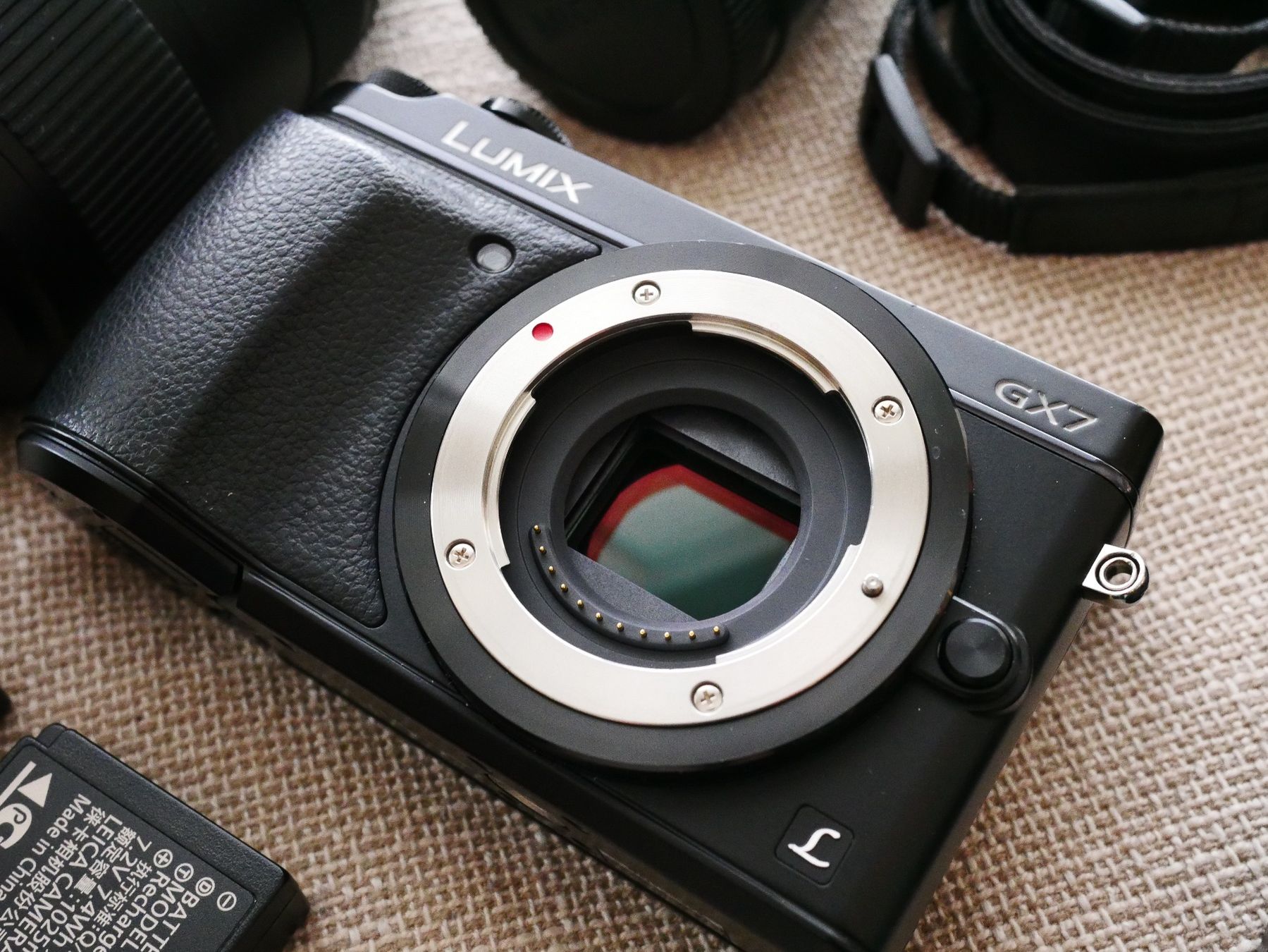 Panasonic Lumix GX7 + 14-42mm f/3.5-5.6 + 45-200mm f/4-5.6 (D