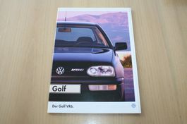 VW Golf VR6 Prospekt 5/1996