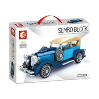 Klassischer Oldtimer Blau