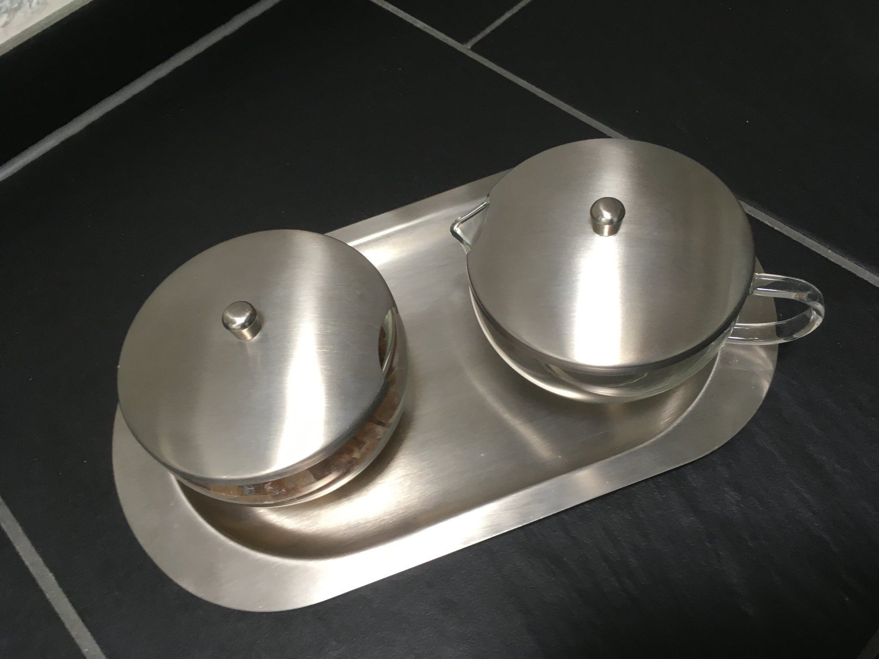 Piatti di portata: Milch Zucker Platte Tablett Edelmetall – Usato da Oberterzen venduto da fla_2f9q 3