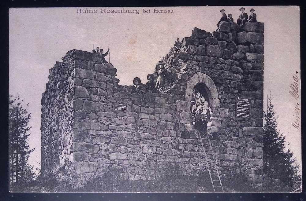 Ruine Rosenburg bei Herisau nach New York Gel 1906 Kaufen auf Ricardo