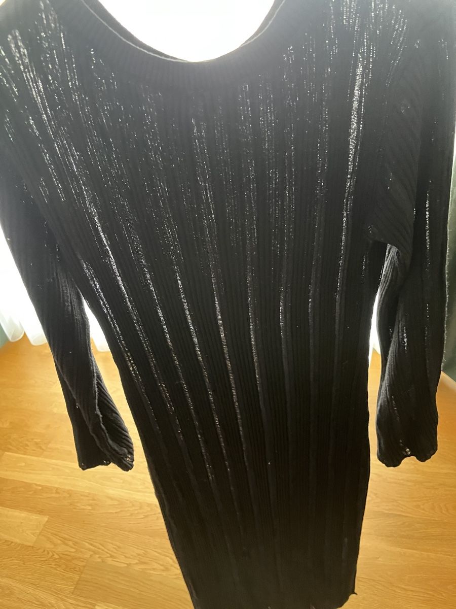 H&M Vestiti: Schwarzes langes Kleid, Gr. L, neuwertig – Nuovo (secondo la descrizione) da Zürich venduto da MariaSusanne 2