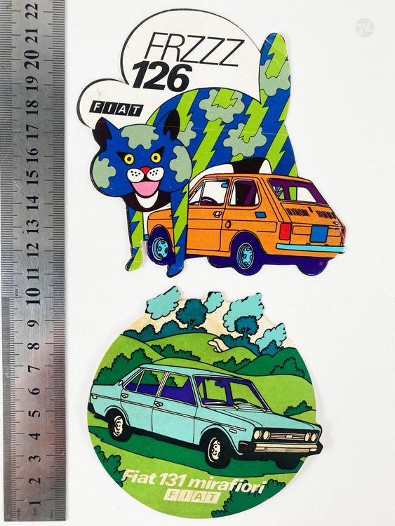 FIAT 1960s Stickers Aufkleber Kleber Vintage (Gebraucht) in Wetzikon ZH ...