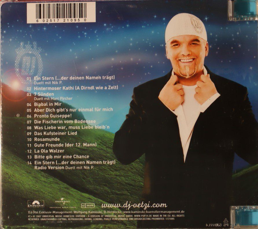 CD: Dj Ötzi – Sternstunden – Usato da Luzern venduto da CONTENTI 2