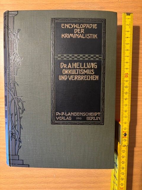 Libri: Buch: "Okkultismus und Verbrechen" 1929 – Usato da Seon venduto da retep012