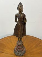 antiker Buddha Abhaya Schutzbuddha Bronze Anfang 19. Jh.