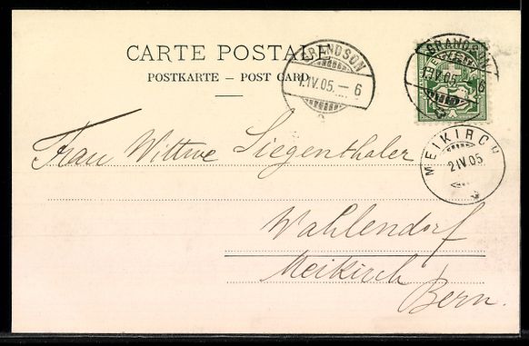 Cartoline postali: AK Grandson, Vue générale – Usato da Berlin venduto da bartko-reher 1
