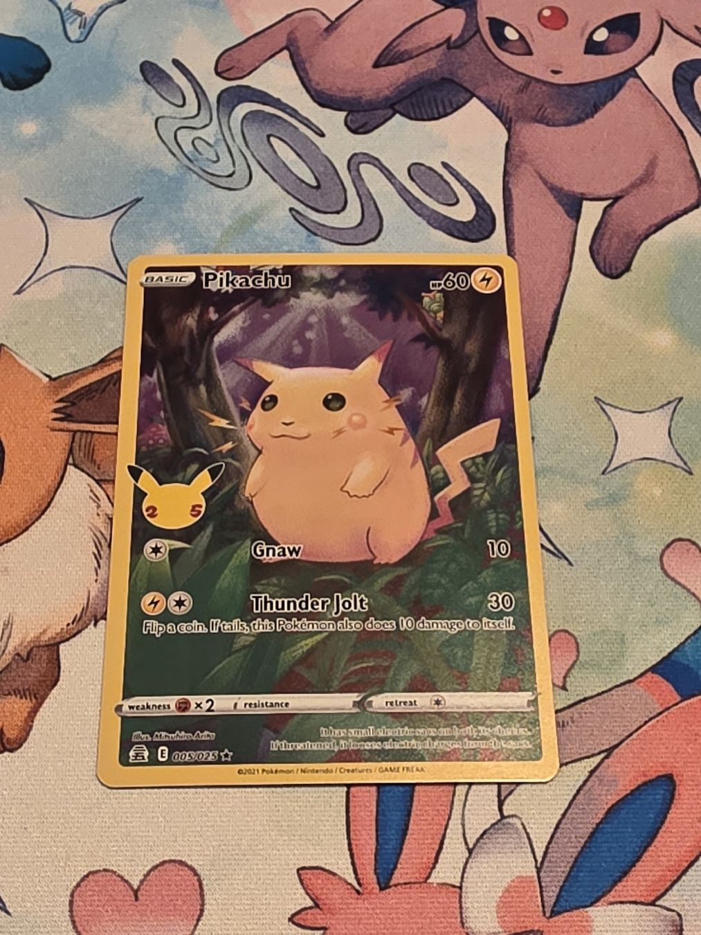 Pokémon Sammelbilder & Trading cards: Pikachu Pikachu (CEL 005) – Gebraucht aus Montmollin von Seykeysey01