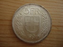 (S1)      5 Franken 1954 STGL