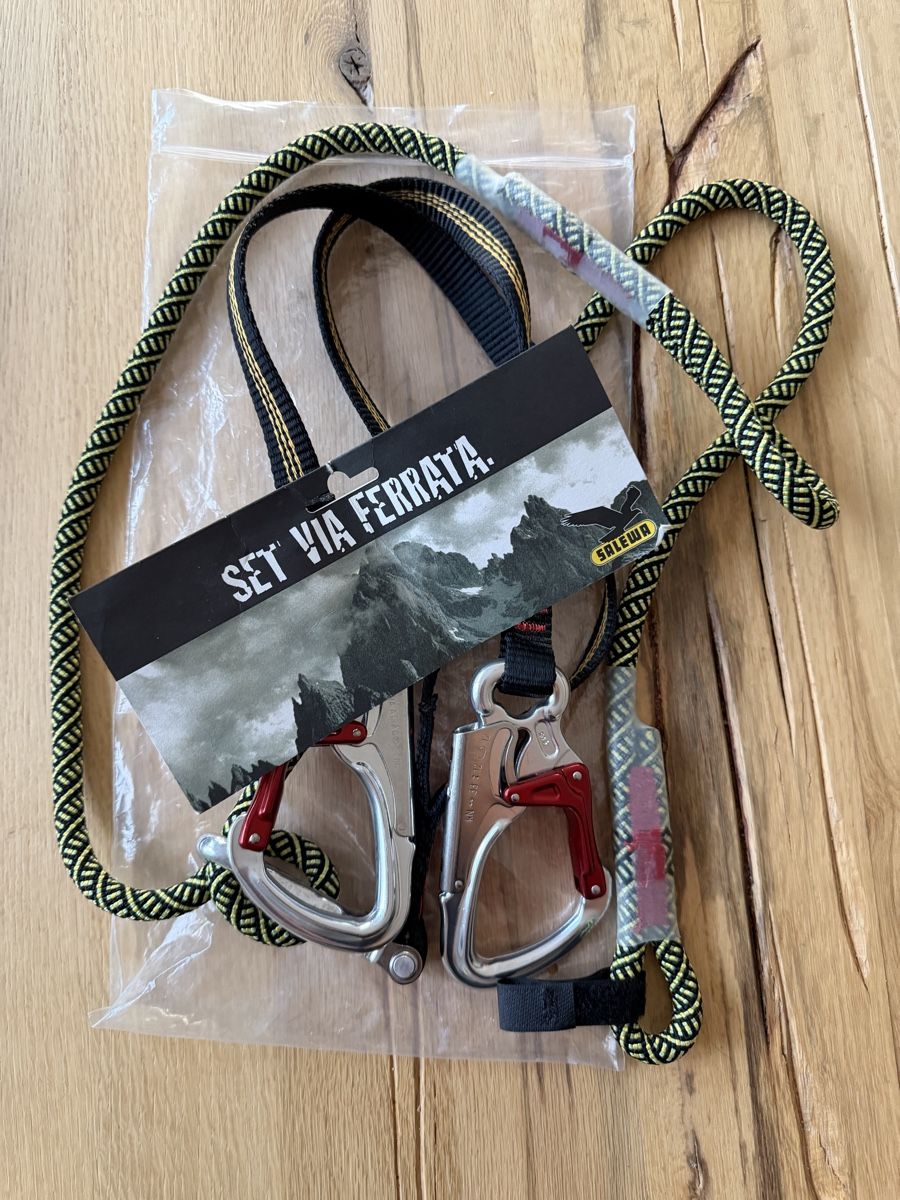 Attrezzatura da arrampicata: Salewa Klettersteigset Via Ferrata – Usato da Ibach venduto da Nadina87 3
