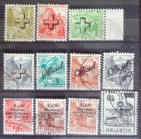 SVISLANDO 1938 à 1942: 11 timbres de service , O