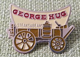 O387 - Pin Wagen George Hug Steaks & Beans Nr. 719/1000