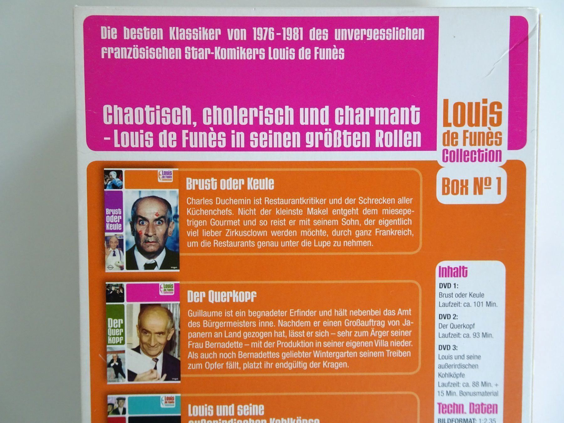 Alle DVDs: Louis de Funès Collection Box No.1 – Gebraucht aus Schenkon von Movieplanet 2