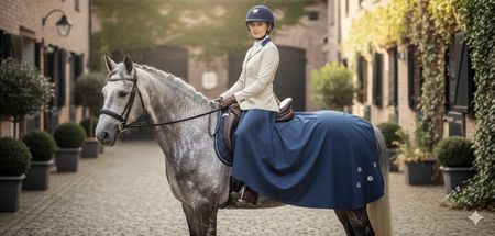 eleganter Reitrock für Winter und Herbst