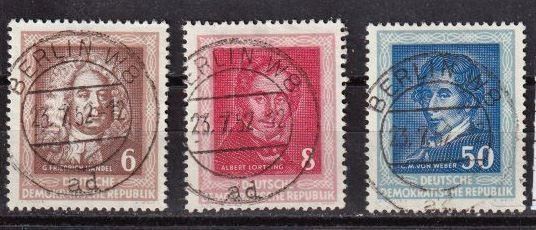 Tous les timbres: DDR, Mi 308-310 ⊙ – D'occasion à Langenthal par 1195