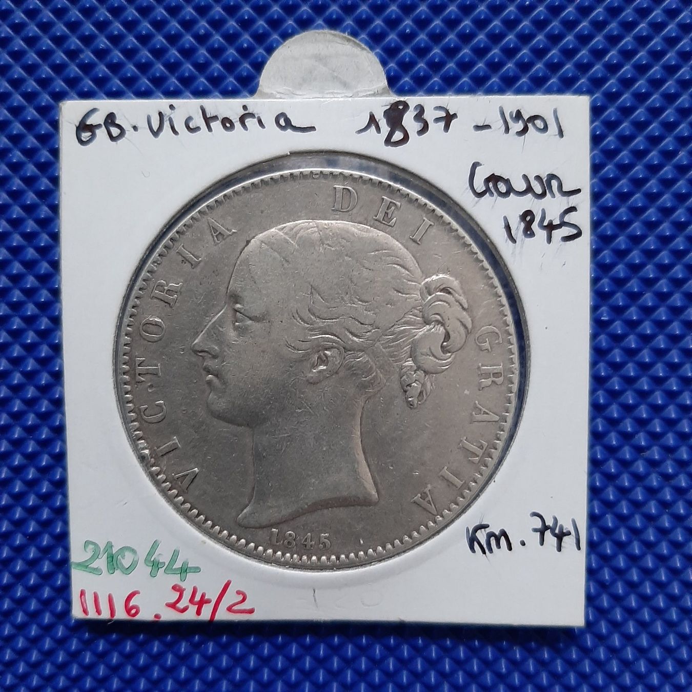 Tutti le monete: 1845 Victoria Crown Rare – Usato da Carouge GE venduto da cecob0909 1